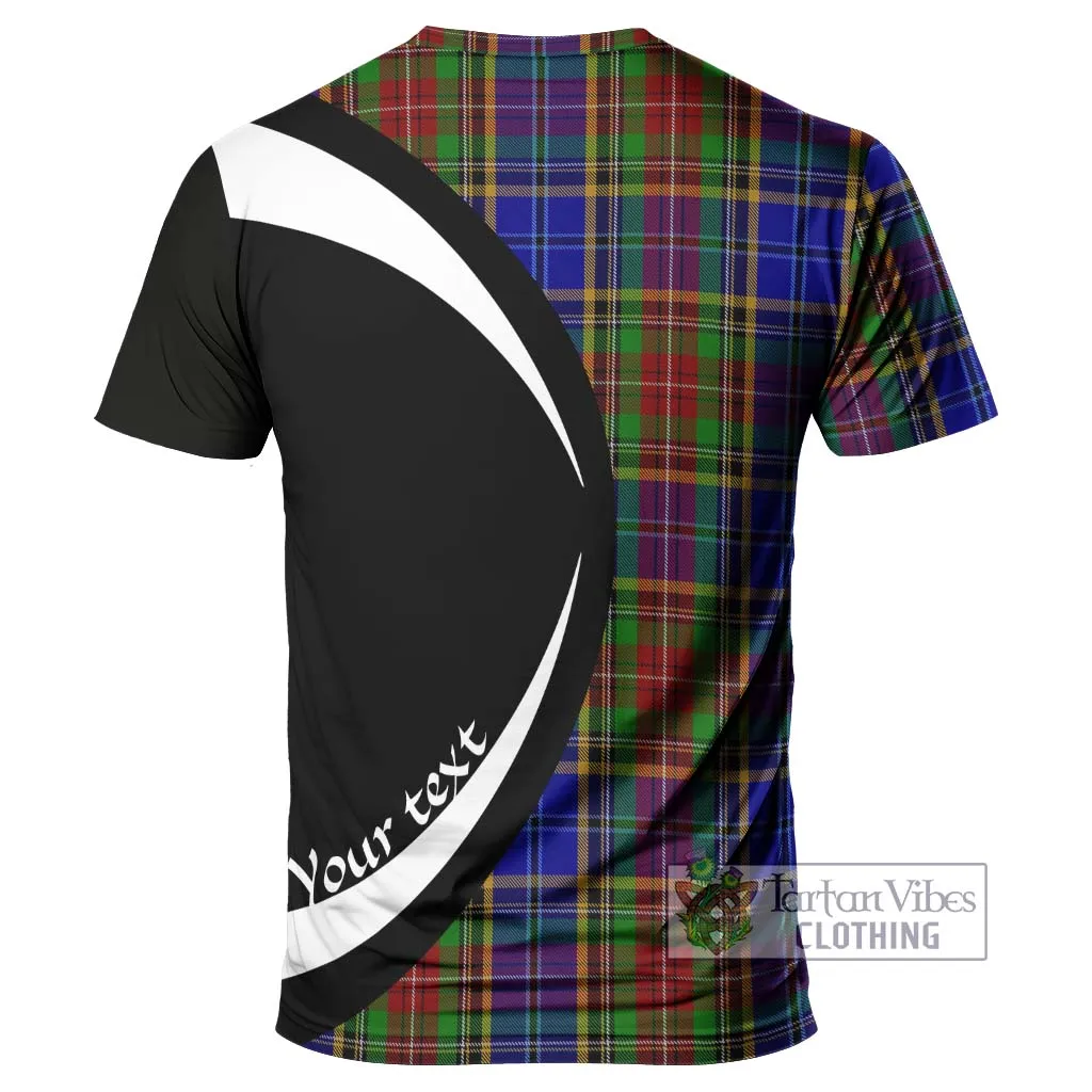 Beattie Tartan T-Shirt with Family Crest Circle Style