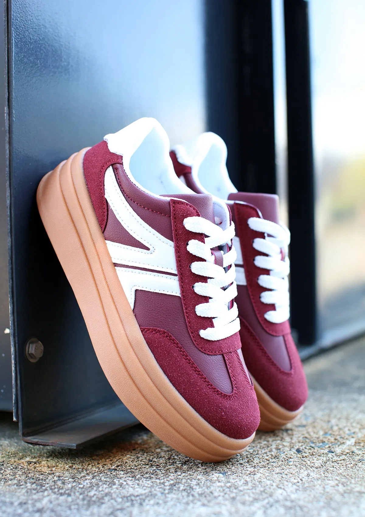 BN-LIA Burgundy Women Shoes