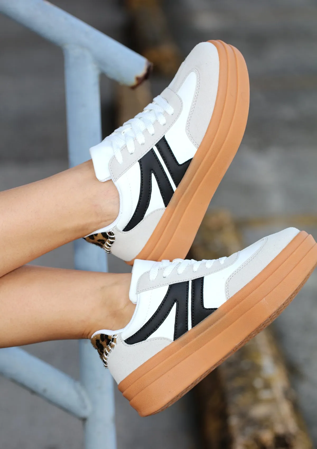 BN-LIA White Leopard Women Shoes