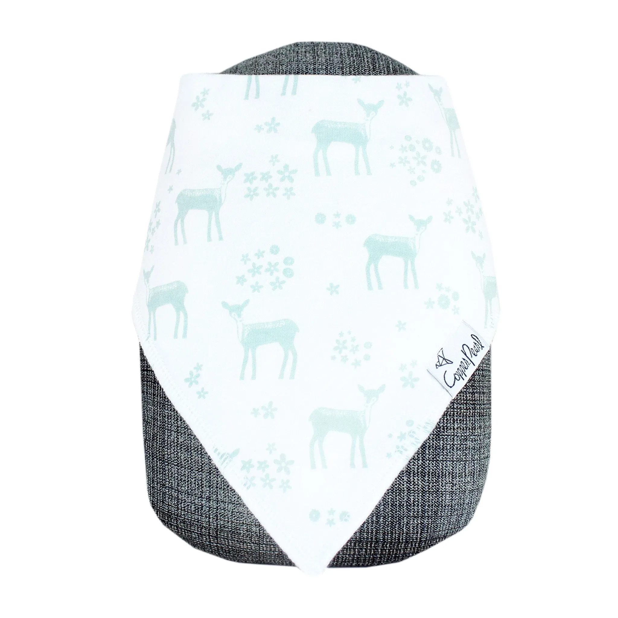 Copper Pearl Baby Bandana Bibs | Fawn