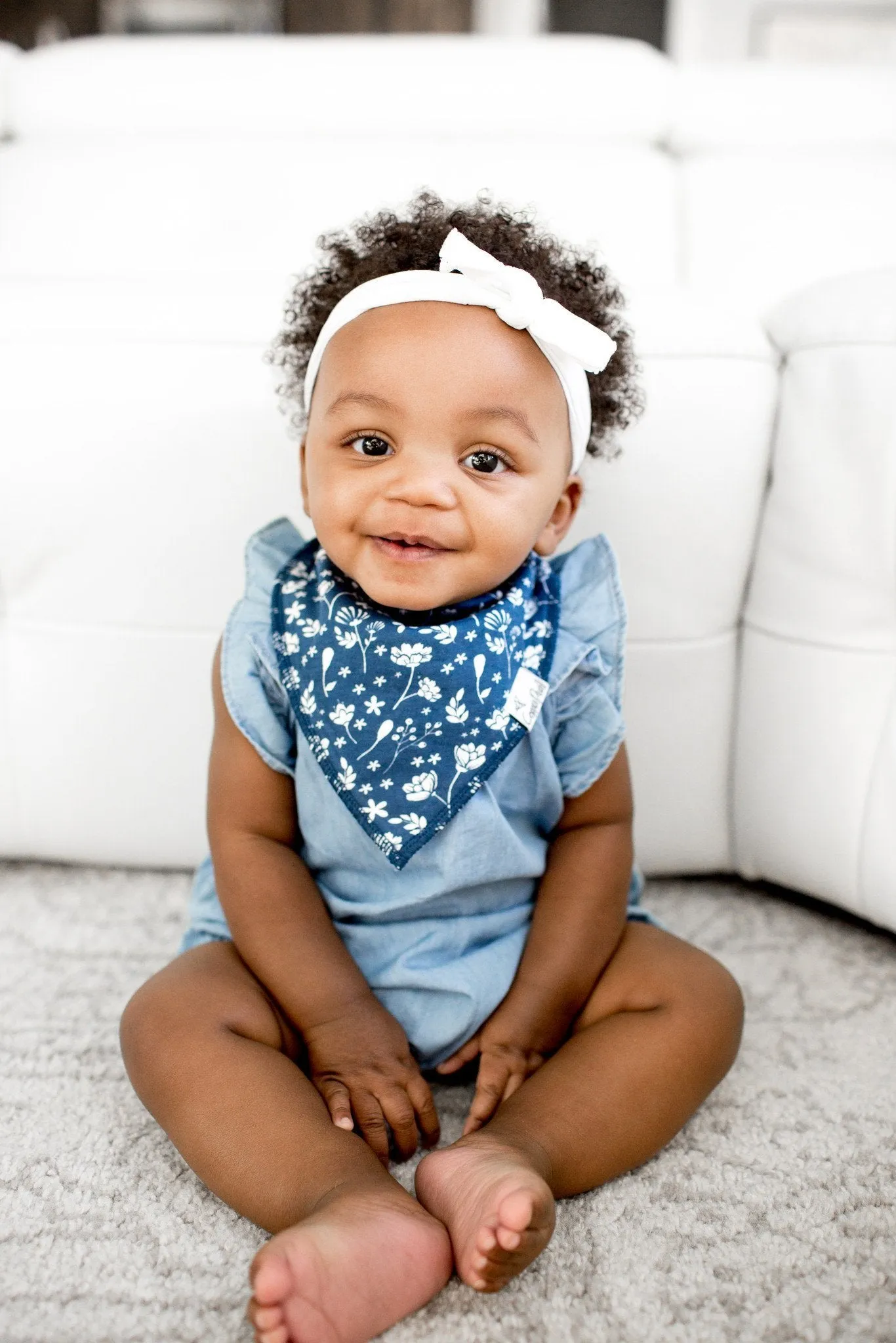 Copper Pearl Baby Bandana Bibs | Fawn