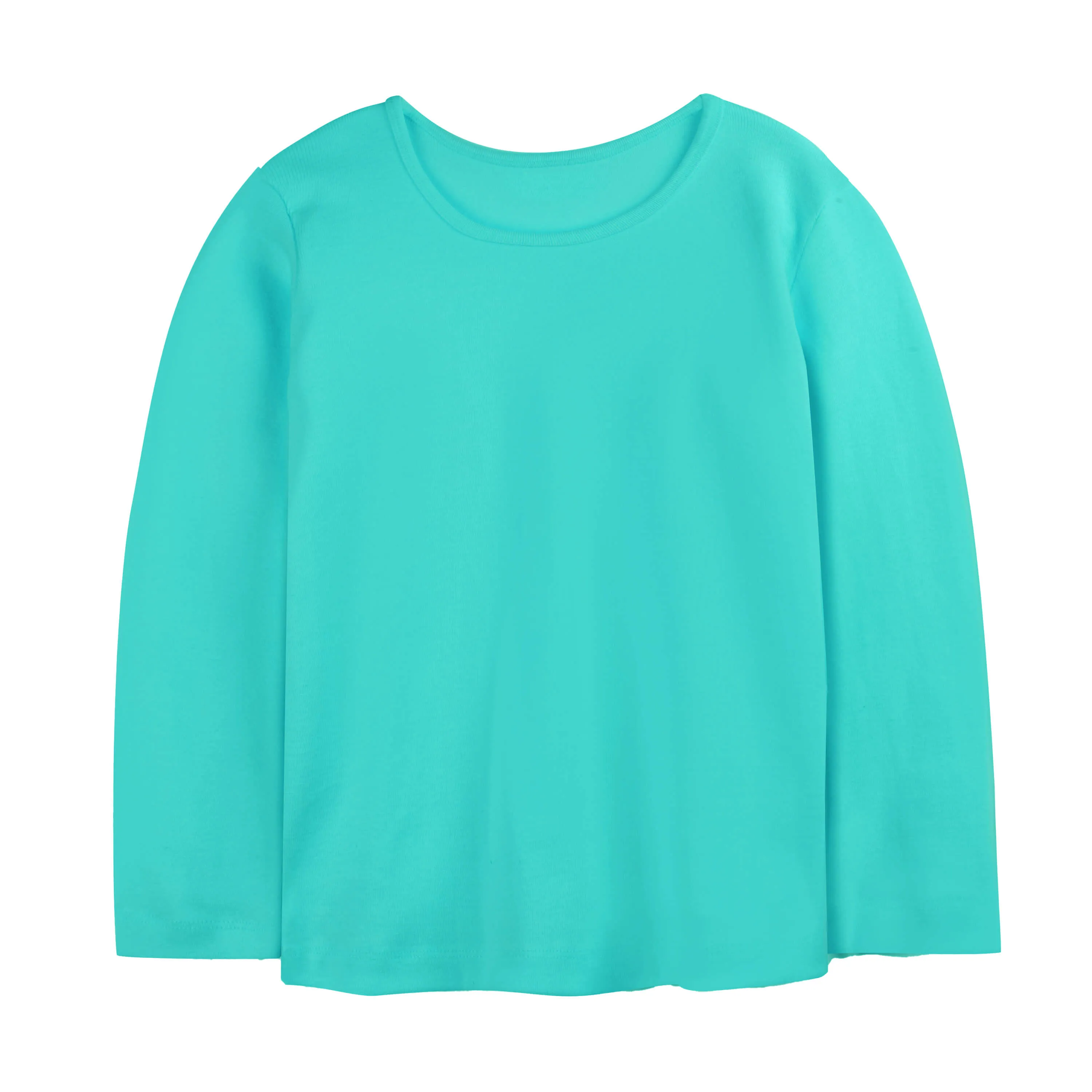 Organic Cotton Kids Rib Knit Long Sleeve Tee