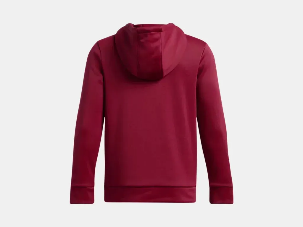 Under Armour Boys Cardinal Armourfleece Mega Logo Hoodie