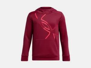 Under Armour Boys Cardinal Armourfleece Mega Logo Hoodie